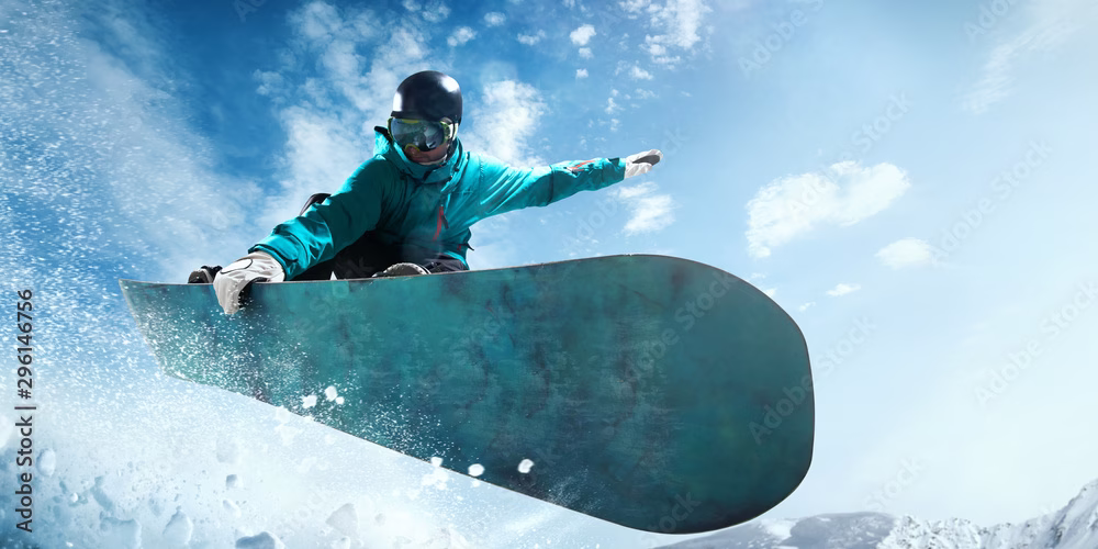 Snowboarding on a beautiful sunny day which taught me on Think and Talk Money the lesson of why it's important to know your credit history and check your credit report.